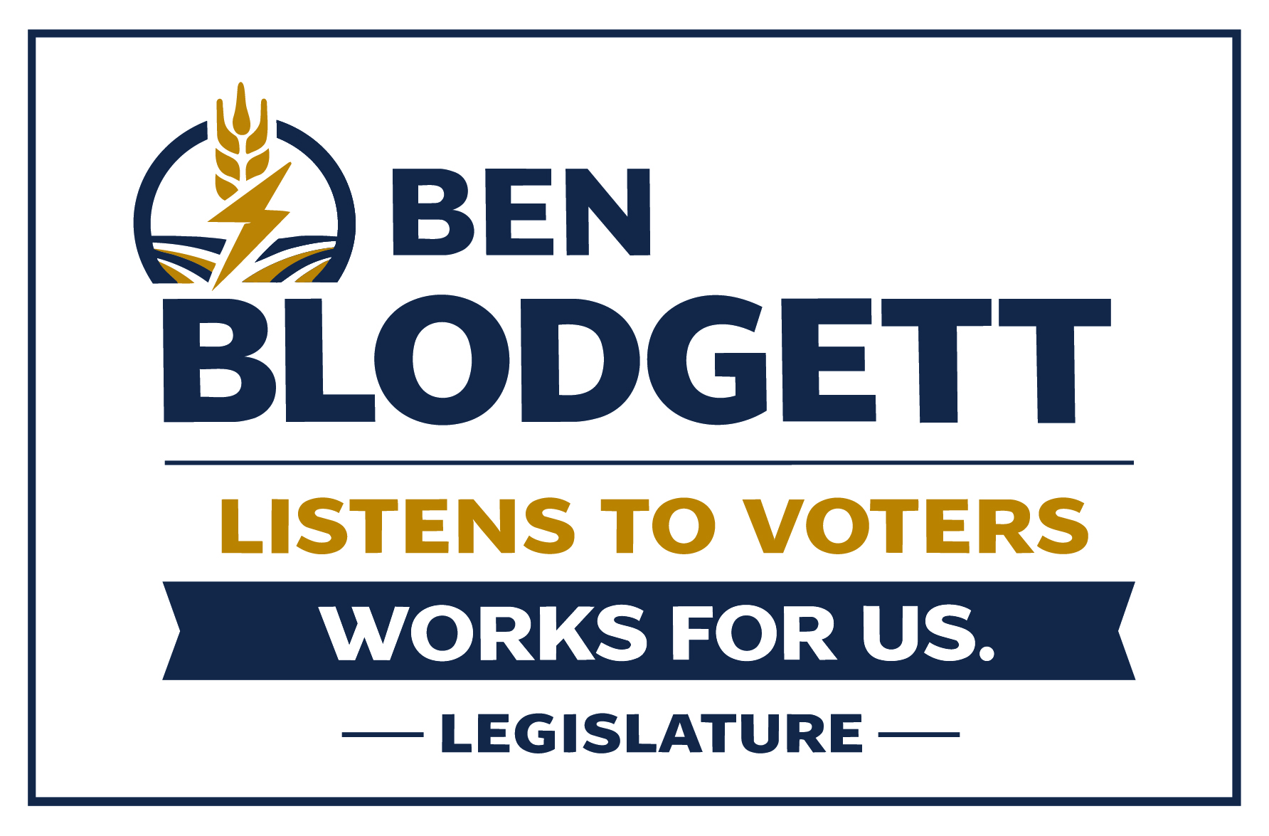 Ben for 34 Logo